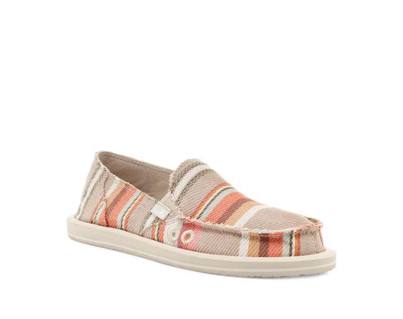 Női Sidewalk Surfers - Sanuk Donna Blanket Slip-on - Sanuk Színes Cipő LCPHYB925